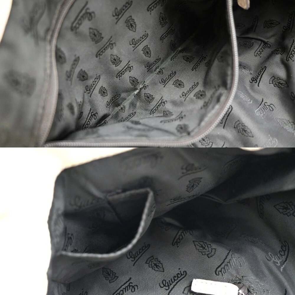 GUCCI GG Pattern Shoulder Tote Bag Canvas Leather Brown White GHW Italy 31EG320 - Picture 15 of 15